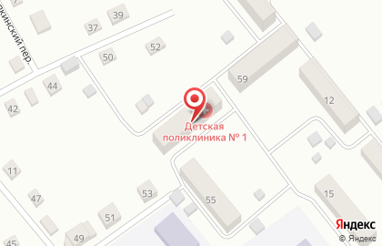 Детское поликлиническое отделение №1 на карте