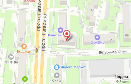 Торгово-производственная компания БиДиТрэйд на проспекте Гагарина на карте