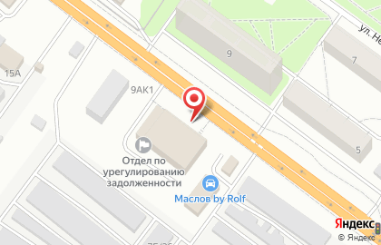 Магазин автозапчастей На Окружной в Красноперекопском районе на карте