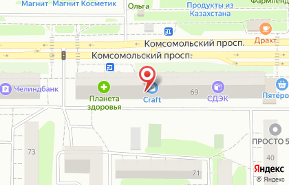Строительная компания Дом Мечты на Комсомольском проспекте на карте