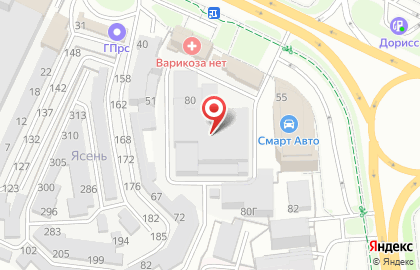 Агентство на Ярославской на улице Дзержинского на карте