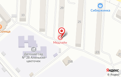Медицинский центр Мед Лайн на Народной улице на карте