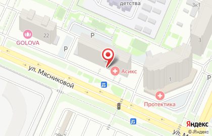 Компания Загород.шоп на улице Мясниковой на карте