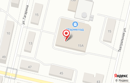 Парикмахерская Look на Театральной улице на карте