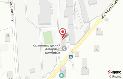 Калининградский янтарный комбинат, ГУП на карте