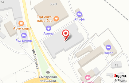 Арена-Авто в Советском районе на карте