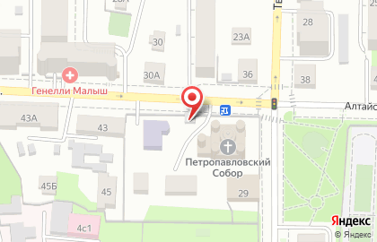 Церковная лавка Петропавловский собор на карте