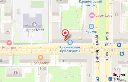 Оптово-розничный магазин тканей Александра на улице Ленинградской на карте