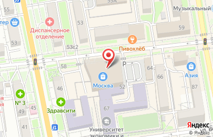Магазин косметики и парфюмерии Л`Этуаль на улице Суханова на карте