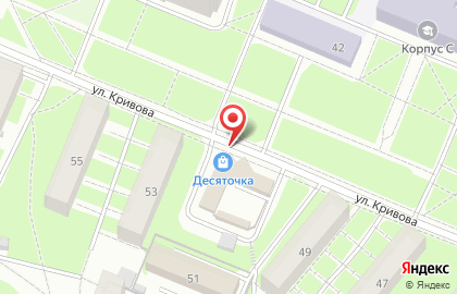 Комплекс мини-магазинов на карте