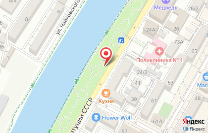 Стелс на улице Конституции СССР на карте
