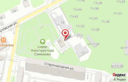 Ленинское районное отделение Всероссийское добровольное пожарное общество на карте
