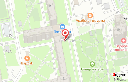 Киоск по продаже тортов Чайка на карте