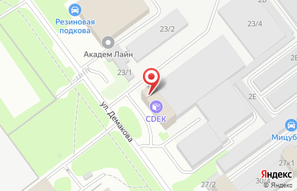 Торговая компания Текстильторг в Советском районе на карте