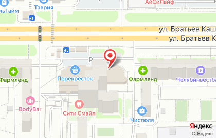 Интернет-провайдер МТС на улице Братьев Кашириных на карте