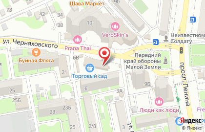 Продуктовый магазин Колобок на улице Карамзина на карте