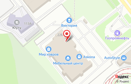 Мебельный салон Мебельный Vектор в Курчатовском районе на карте