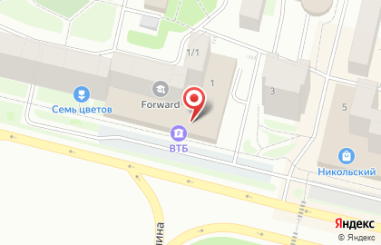 Банкомат ВТБ в Сургуте на карте