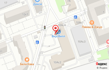 Супермаркет ДА! в Москве на карте