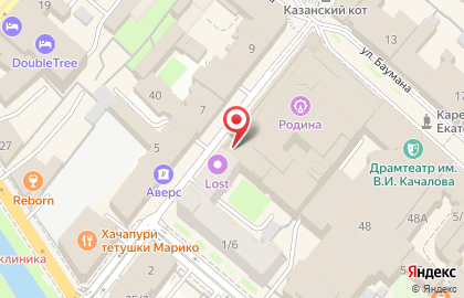 Галерея Ак Барс в Вахитовском районе на карте