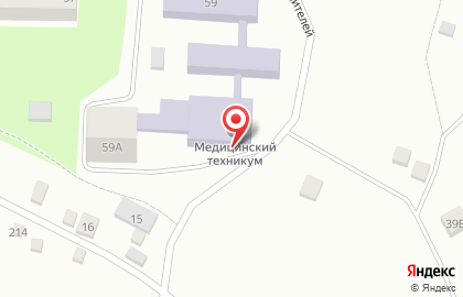 Дивногорский медицинский техникум на улице Чкалова на карте