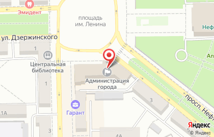 Администрация городского округа г. Салават на улице Ленина на карте