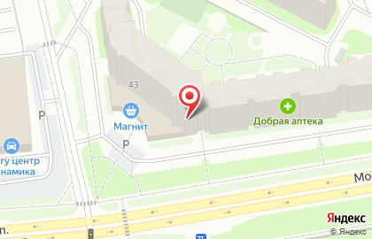 Студия натяжных потолков Глянец на Московском проспекте на карте