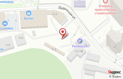 Шиномонтажная мастерская на Дудинской улице на карте