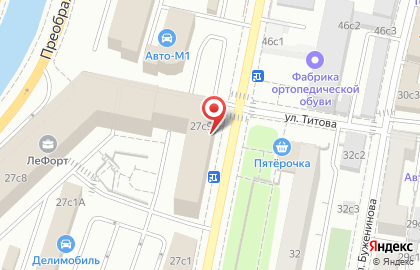 Банкомат Открытие на Электрозаводской улице на карте
