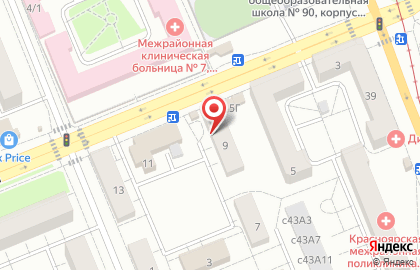 Сотка на улице Академика Павлова на карте