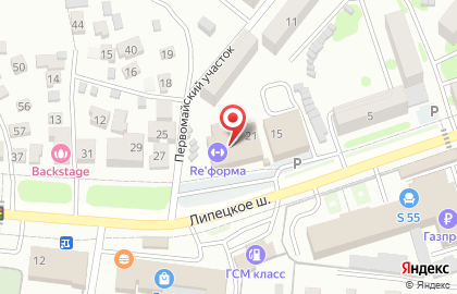 Магазин алкогольных напитков Красное & Белое в Мичуринске на карте