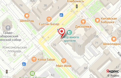 Караоке-бар Голос в Центральном районе на карте