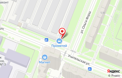 Калининский на карте