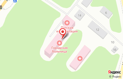 Сыктывкарская городская больница в Сыктывкаре на карте