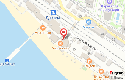 Клуб Утомленные Солнцем в Лазаревском районе на карте