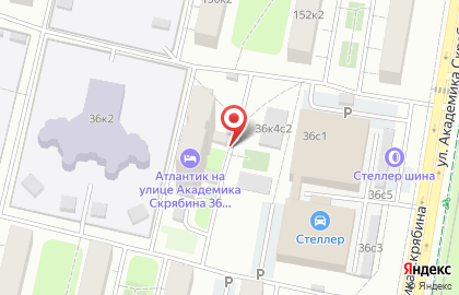 ООО Инвестор недвижимости на улице Академика Скрябина на карте