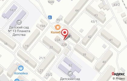 Магазин мучных изделий на карте