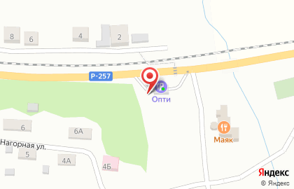 ООО Транссервис на улице Нагорная на карте