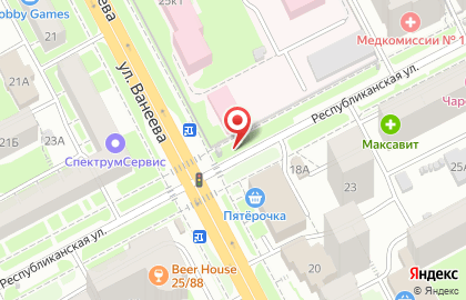 Киоск по продаже печатной продукции на улице Ижорская на карте