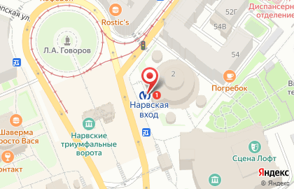 Цветы на улице Стачек на карте