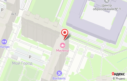 Салон красоты Милена на Охтинской аллее на карте