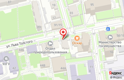 Медицинский центр Здравица на улице Льва Толстого на карте