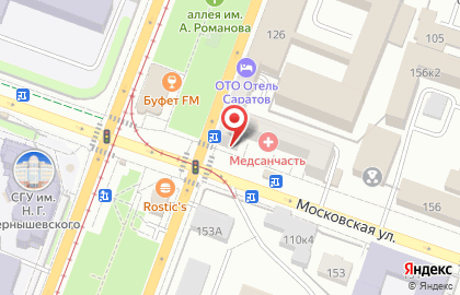 Пекарня Хлебница на Московской улице на карте