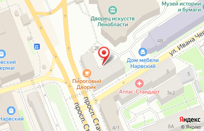 Зоомагазин Minizoomarket на проспекте Стачек на карте