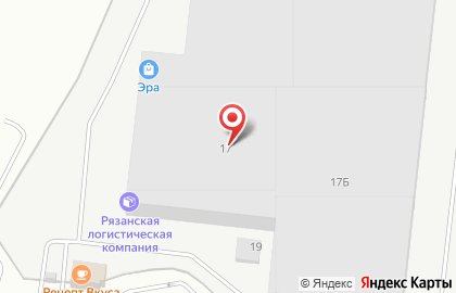 Торговая компания Рязанская логистическая компания на карте