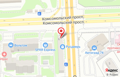 Магазин косметики Glamour на Свердловском тракте на карте