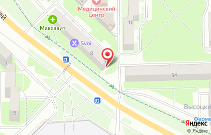 Аптечный пункт на улице Строителей на карте