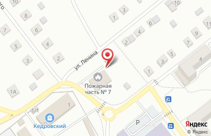 Главное управление МЧС России по Кемеровской Области Пожарно-спасательная часть №7 на Октябрьской улице на карте