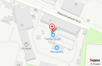 Автосервис Гараж на час на карте