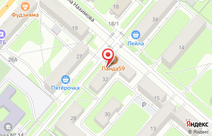 Служба доставки Every day burgers на улице Адмирала Нахимова на карте